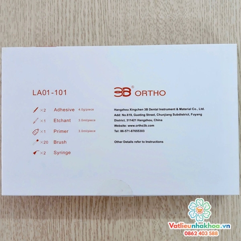 Keo gắn mắc cài White Glue – Quang trùng hợp