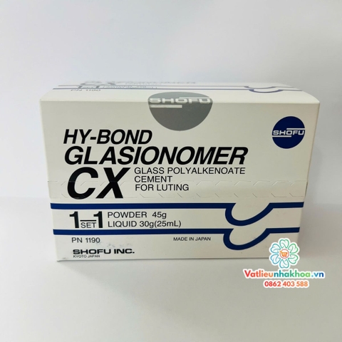 Xi măng gắn CX Hy-bond Glasionomer - Lọ To