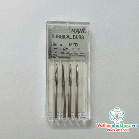 Mũi phẫu thuật Mani Surgical Burs MZB+