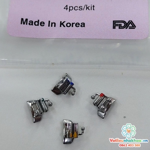 Mắc cài răng 6 - 2 ống