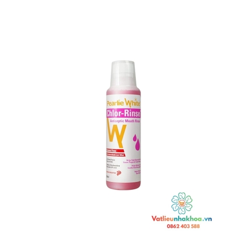 Nước súc miệng sát khuẩn Pearlie White Chlor-Rinse Mouth Rinse