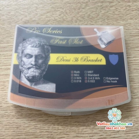 Mắc cài kim loại tự khóa Deni 3B (Ông già) (tự buộc)