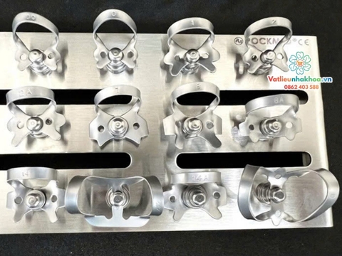 Bộ Dụng Cụ Đặt Đê Cao Su Rockmed Full 18 chi tiết