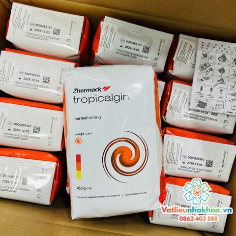 Chất lấy dấu đổi màu Tropical (Alginate Tropicalgin Zhermack)