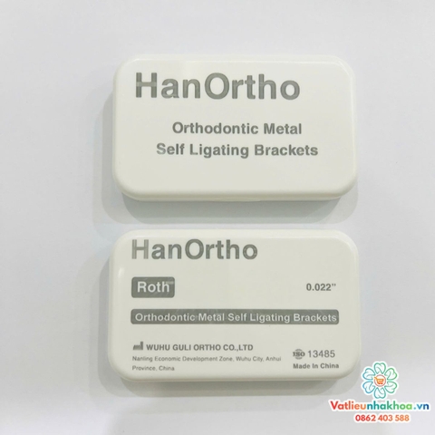 Mắc cài kim loại tự khóa HanOrtho (tự buộc) (MUA 10 TẶNG 1)