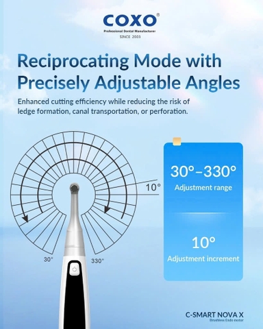 Máy nội nha tích hợp định vị chóp C-SMART NOVA X