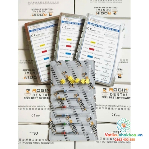 File máy nội nha ROGIN (vỉ 6 cây) (MUA 10 TẶNG 3)