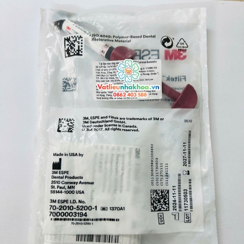 Composite đặc trám răng 3M Filtek Z250