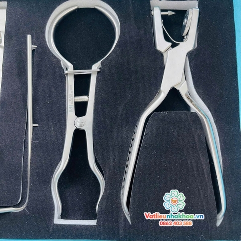 Bộ dụng cụ đặt đê cao su H&H - Pakistan