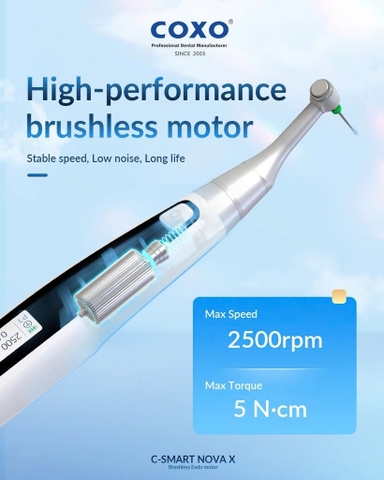 Máy nội nha tích hợp định vị chóp C-SMART NOVA X