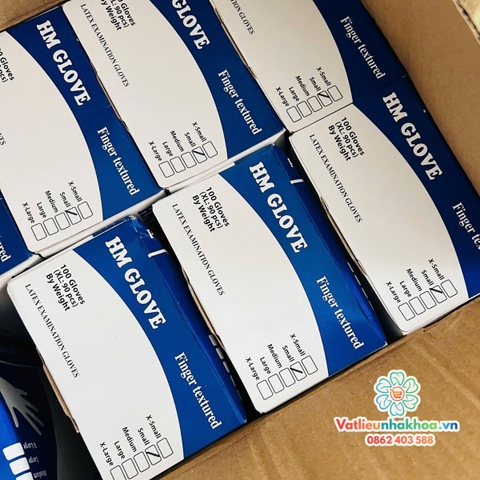 Găng tay y tế HM Glove - Thái Lan có bột/ không bột