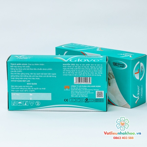 Găng tay y tế Vglove có bột / không bột
