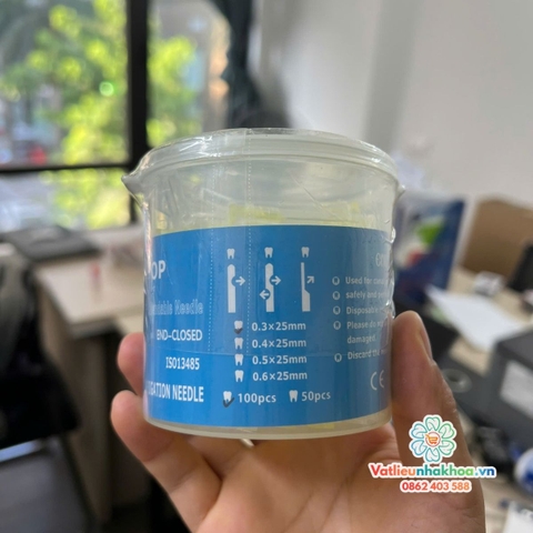 Kim Bơm Rửa Nội Nha - Hộp 100 cái