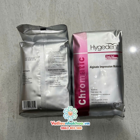 Chất lấy dấu Alginate Hygedent Chromatic