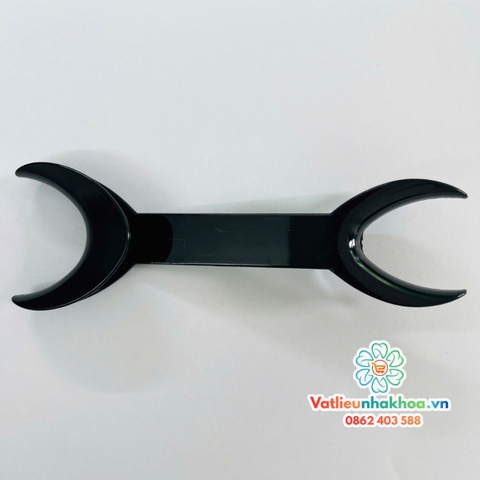 Banh miệng nhựa kéo 2 đầu đen