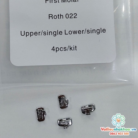 Mắc cài răng 6, răng 7 - 1 ống