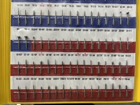 Mũi khoan nha khoa Mani (Vỉ 5 mũi)