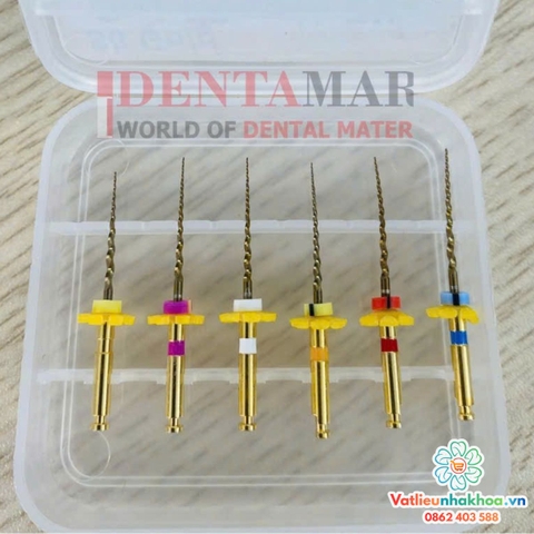 File máy nội nha - File máy dẻo kháng gãy S3 Gold (MUA 10 TẶNG 1)