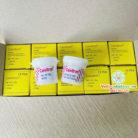 Vật liệu trám tạm - hàn tạm Ceivitron (Hộp 30g)