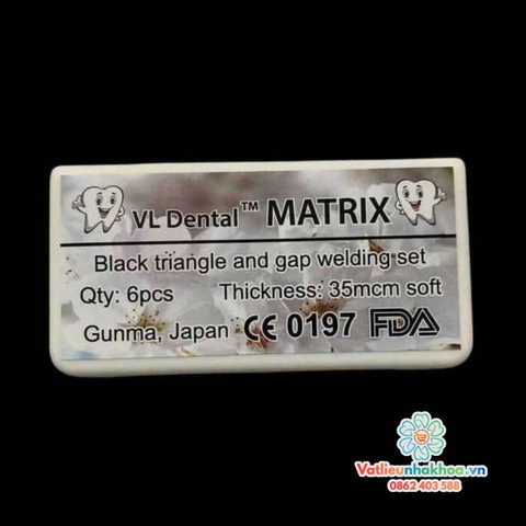 Bộ matrix hàn tam giác đen và khe thưa (matric)