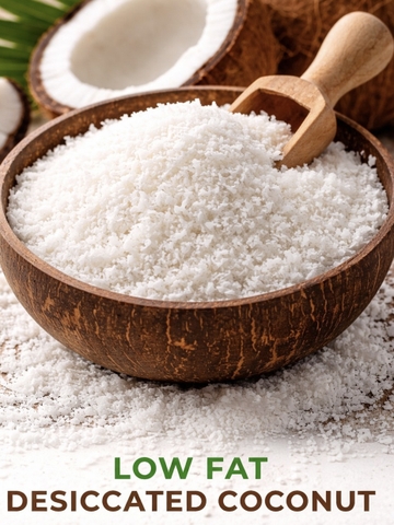 Cơm dừa sấy béo thấp