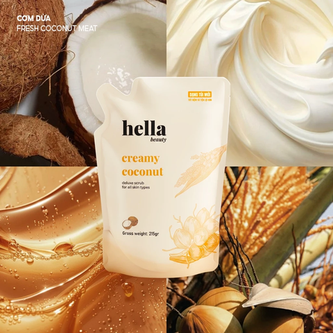 Tẩy tế bào chết dừa