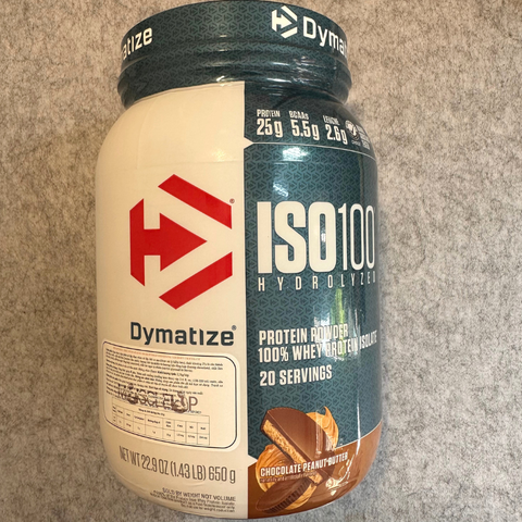 Dymatize ISO 100 Hydrolyzed 100% Whey Protein Isolate 20 servings