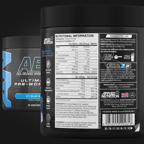 ABE All Black Everything pre-workout 375g 30 servings