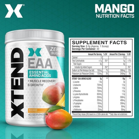 Xtend EAA Essential Amino Acids 328g 40 servings
