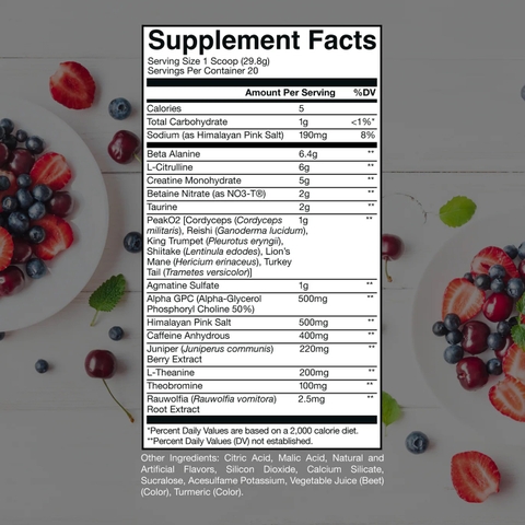 CBUM Thuper Thavage hardest-hitting pre-workout 622 gram