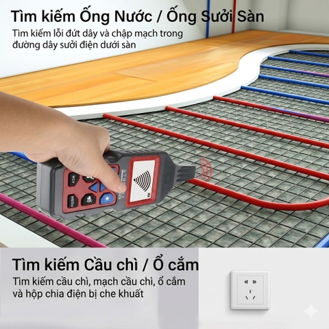 MÁY DÒ DÂY ĐIỆN ÂM TƯỜNG – DÒ CÁP NGẦM NF-826