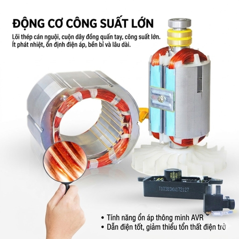 MÁY PHÁT ĐIỆN XĂNG GT3800 4000W