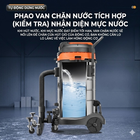 MÁY HÚT BỤI CÔNG NGHIỆP 40L 8000W