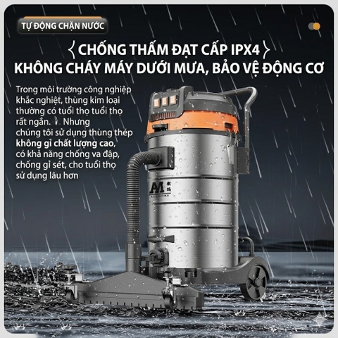 MÁY HÚT BỤI CÔNG NGHIỆP 40L 8000W