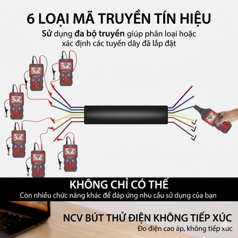 MÁY DÒ DÂY ĐIỆN ÂM TƯỜNG – DÒ CÁP NGẦM NF-826