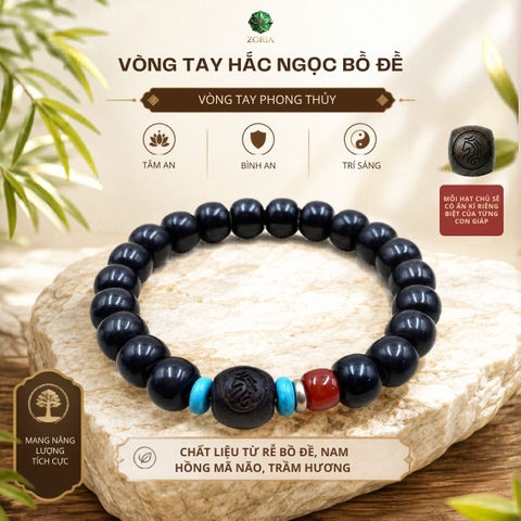 Vòng Tay Hắc Ngọc Bồ Đề