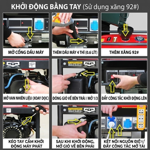 MÁY PHÁT ĐIỆN XĂNG GT3800 4000W