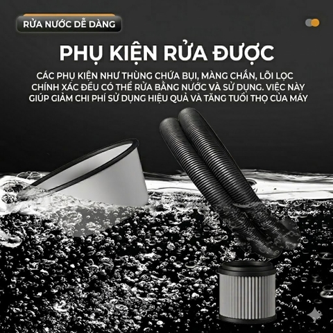 MÁY HÚT BỤI CÔNG NGHIỆP 40L 8000W