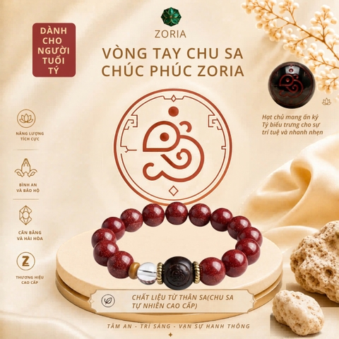 Vòng tay chu sa chúc phúc ZORIA