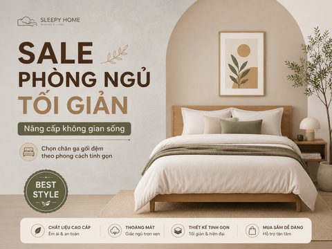 Sale Phòng Ngủ Tối Giản – Nâng Cấp Không Gian Sống Của Bạn