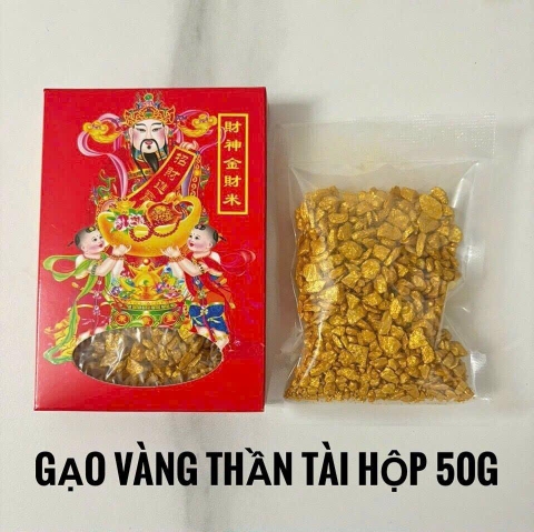 B7-009 Hộp gạo vàng thần tài hộp 50g