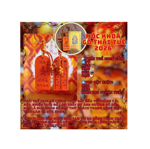 B4-009 Móc khoá thái tuế PT 2026