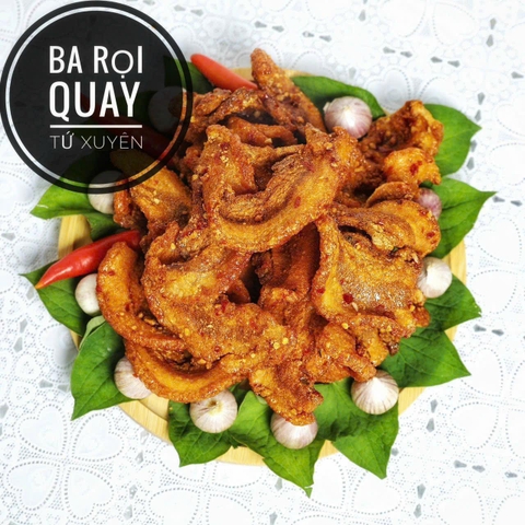 G2-004 Ba rọi cháy tỏi 250gr ăn vặt