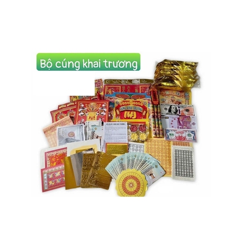 B9-006 Bộ Cúng KHAI TRƯƠNG Phong Thuỷ Lễ Tết