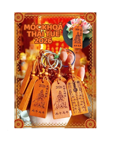 B4-009 Móc khoá thái tuế PT 2026