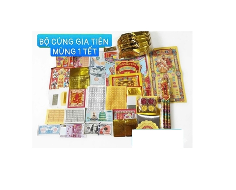 B9-003 Bộ Cúng Gia Tiên MÙNG 1 Phong Thuỷ Lễ Tết