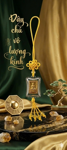 B4-015 Dây chú Vô Lượng Kinh - dây phúc lộc thọ