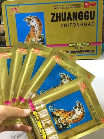 C2-006 Gói miếng dán nóng con cọp (2 miếng/gói)