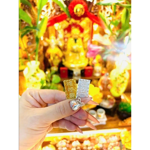 B4-001 Cặp lá vàng, lá bạc phong thủy