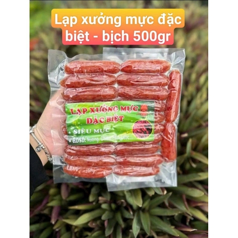 G2-001 Lạp xưởng mực đặc biệt 500gr
